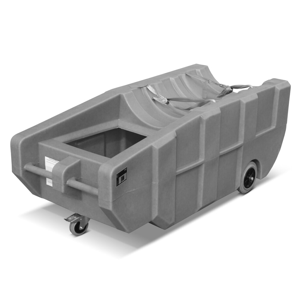 Product afbeelding: Lekbak voor vaten van 200 liter, PE, verrijdbaar