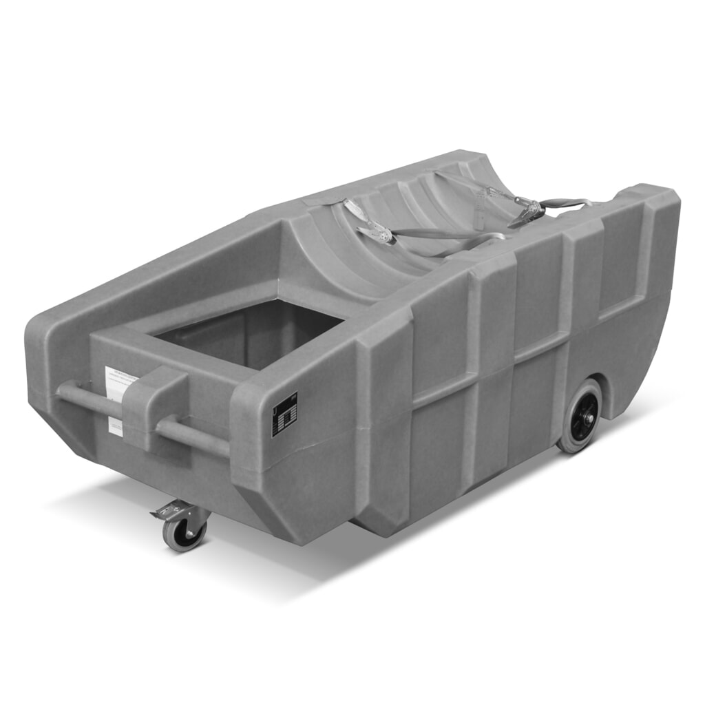 Product afbeelding: Lekbak voor vaten van 200 liter, PE, verrijdbaar