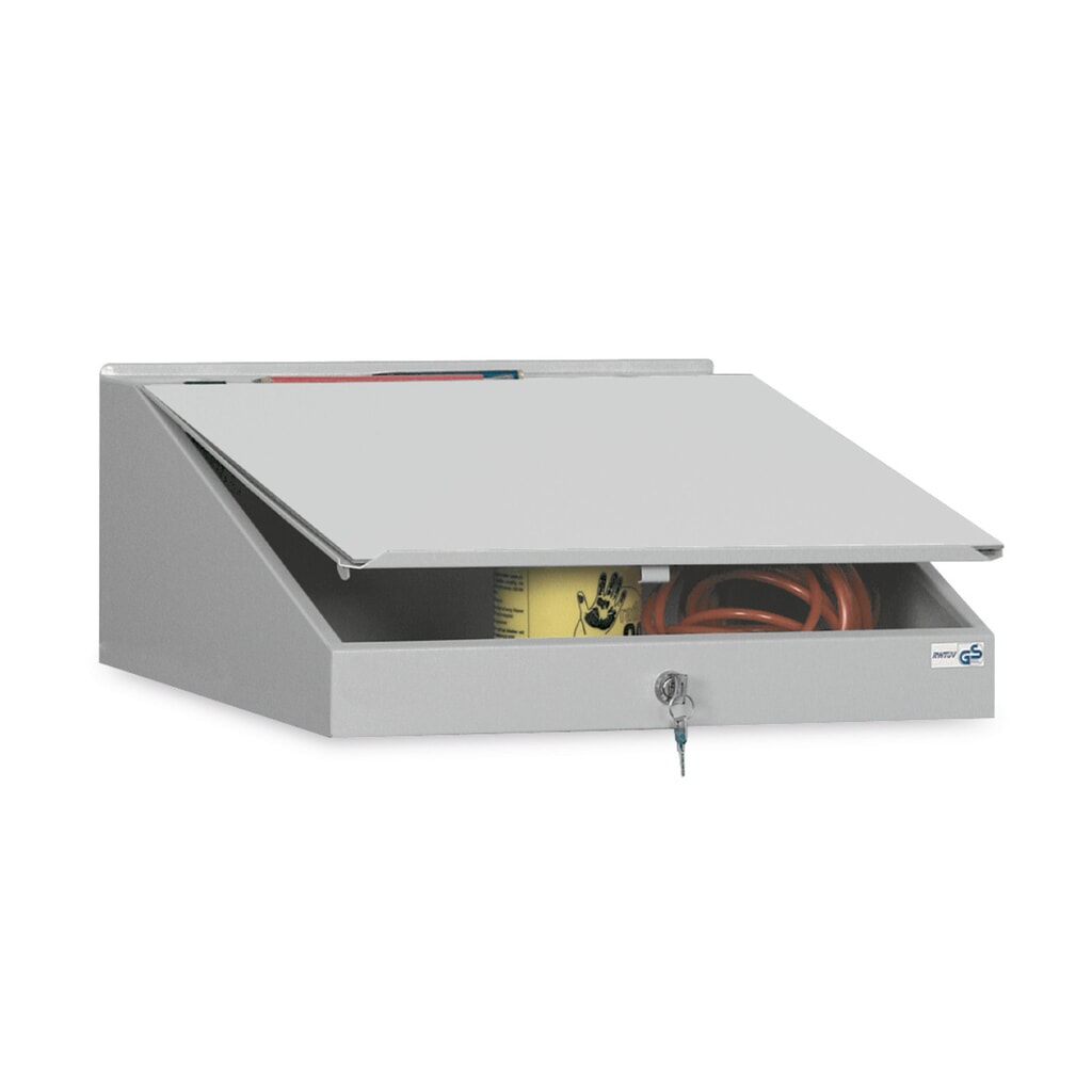Opzetlessenaar voor werkplaatsbijzetkast stumpf®, bxd 490 x 505 mm, afsluitbaar Product afbeelding: Opzetlessenaar voor werkplaatsbijzetkast stumpf®, bxd 490 x 505 mm, afsluitbaar