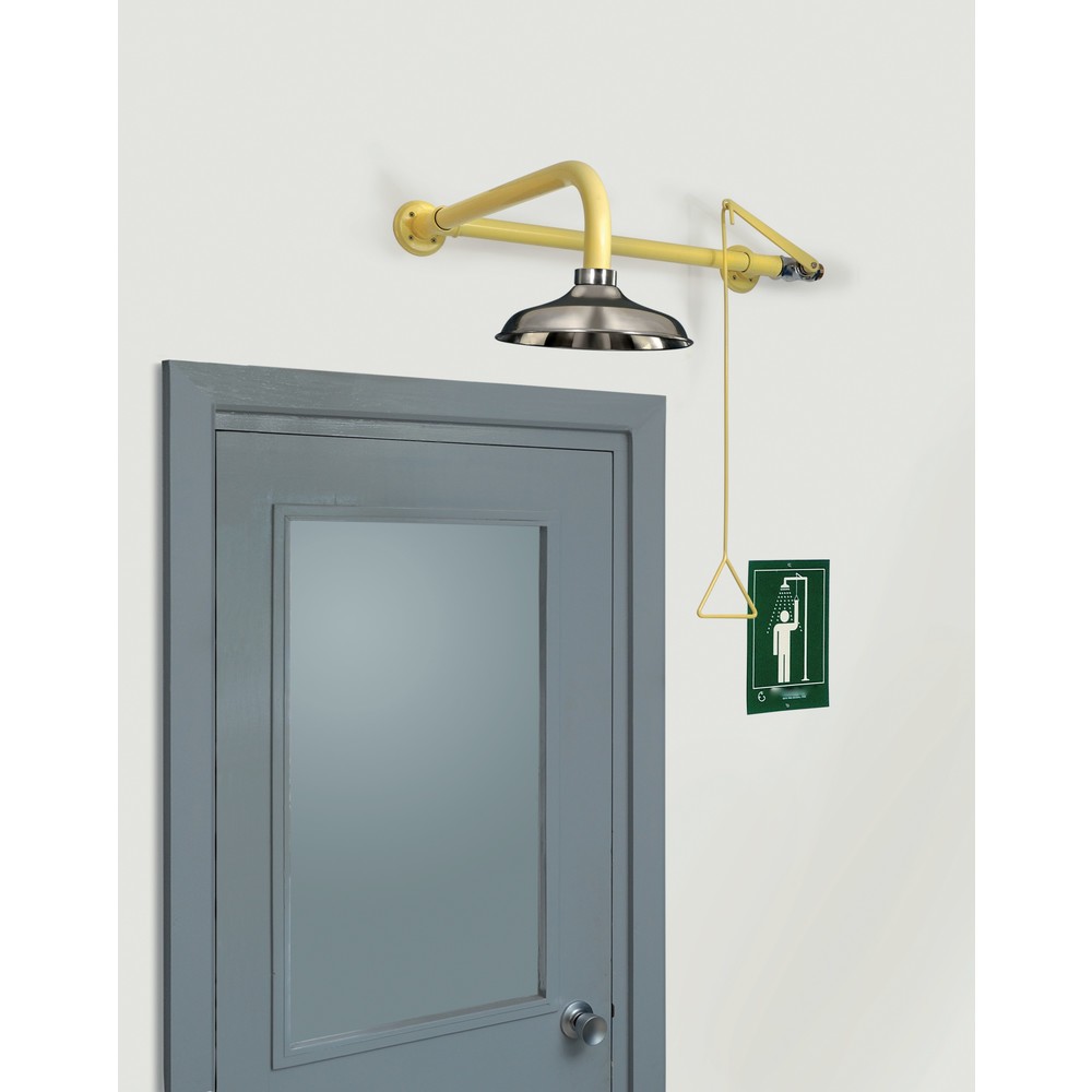 Product afbeelding: Lichaamsdouche Erbstößer®, DIN EN 15154-1/-5, wandmontage boven deur, roestvrijstalen douchekop
