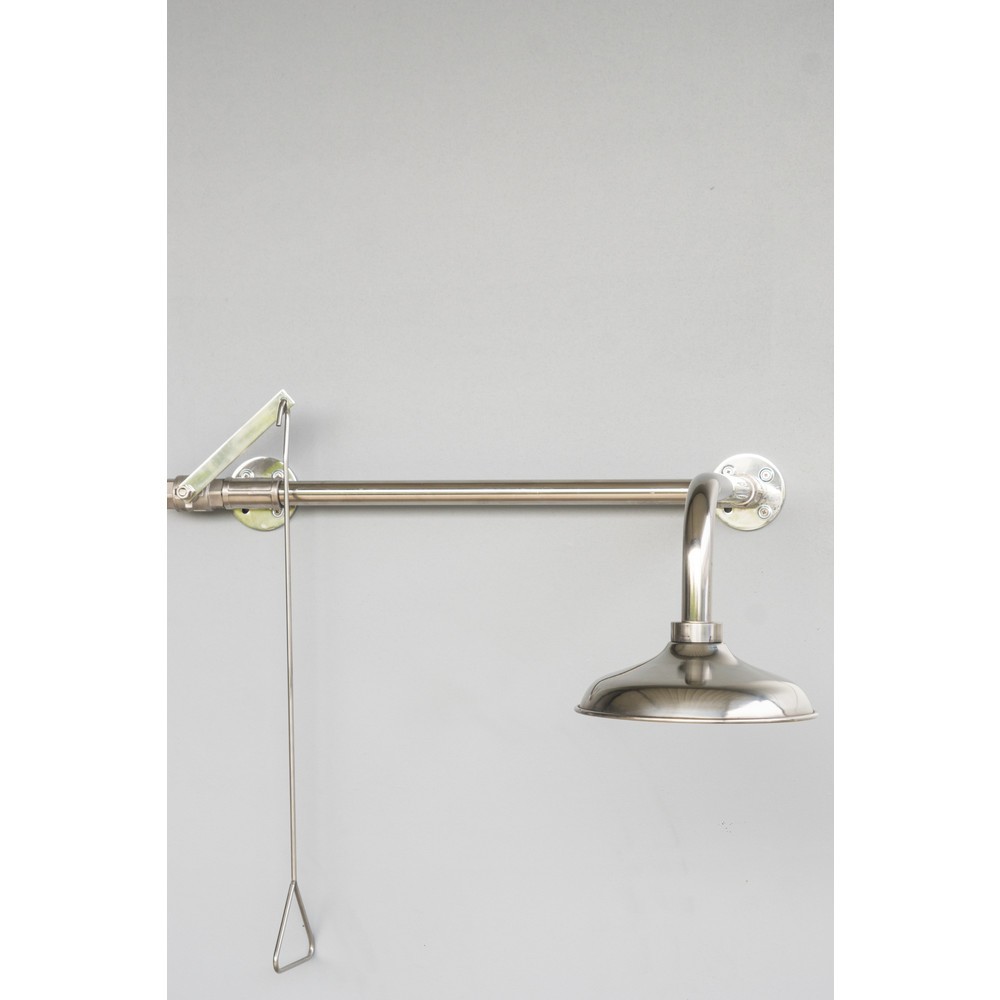 Product afbeelding: Lichaamsdouche Erbstößer®, DIN EN 15154-1/-5, wandmontage boven deur, volledig van roestvrij staal