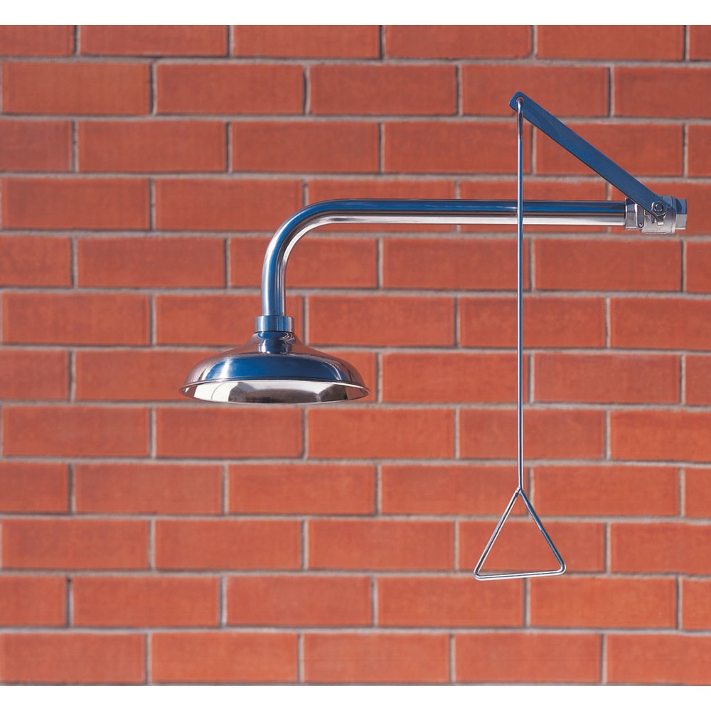 Product afbeelding: Lichaamsdouche Erbstößer®, DIN EN 15154-1/-5, wandmontage, volledig van roestvrij staal