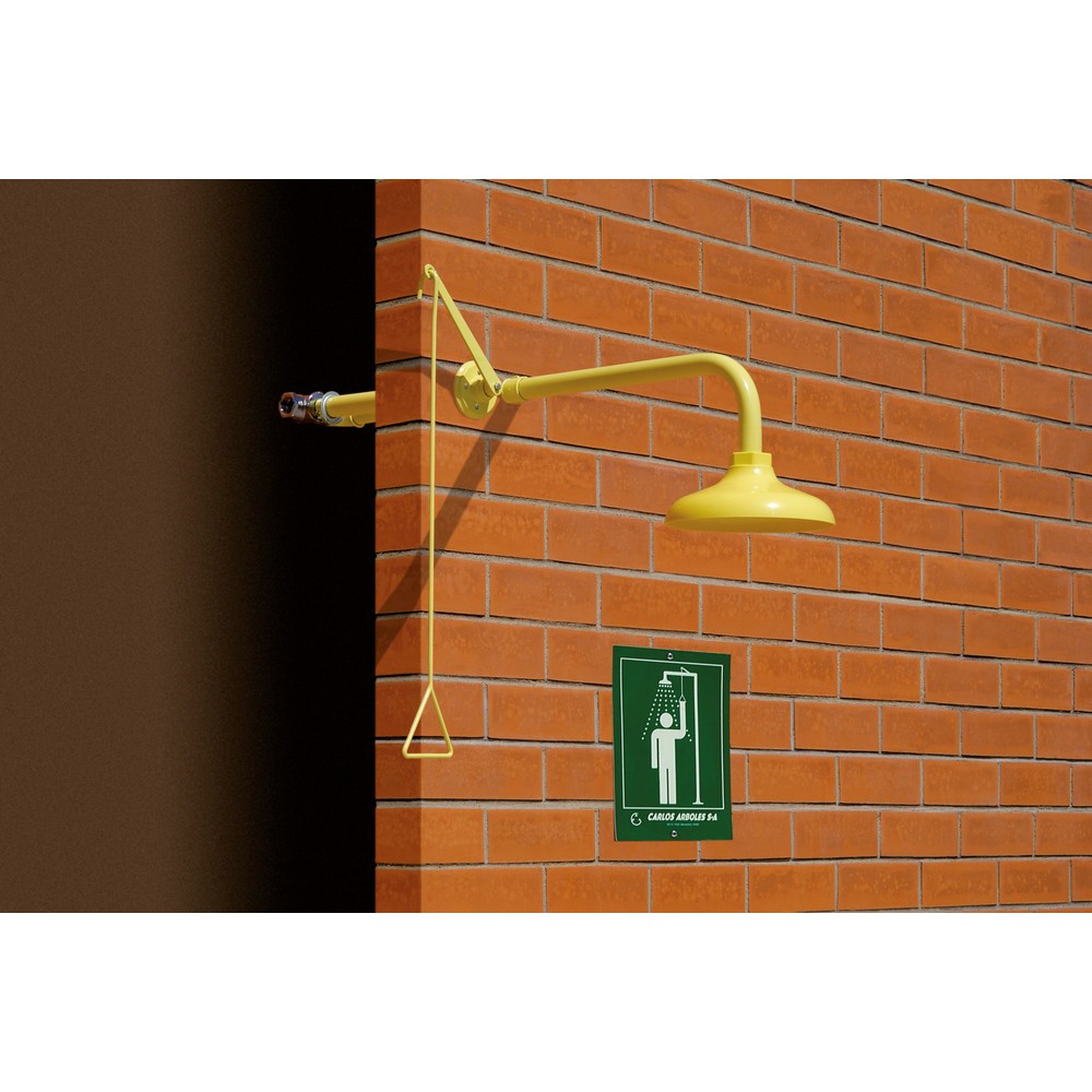 Product afbeelding: Lichaamsdouche Erbstößer®, DIN EN 15154-5, wandmontage, kunststof douchekop, vorstbestendig