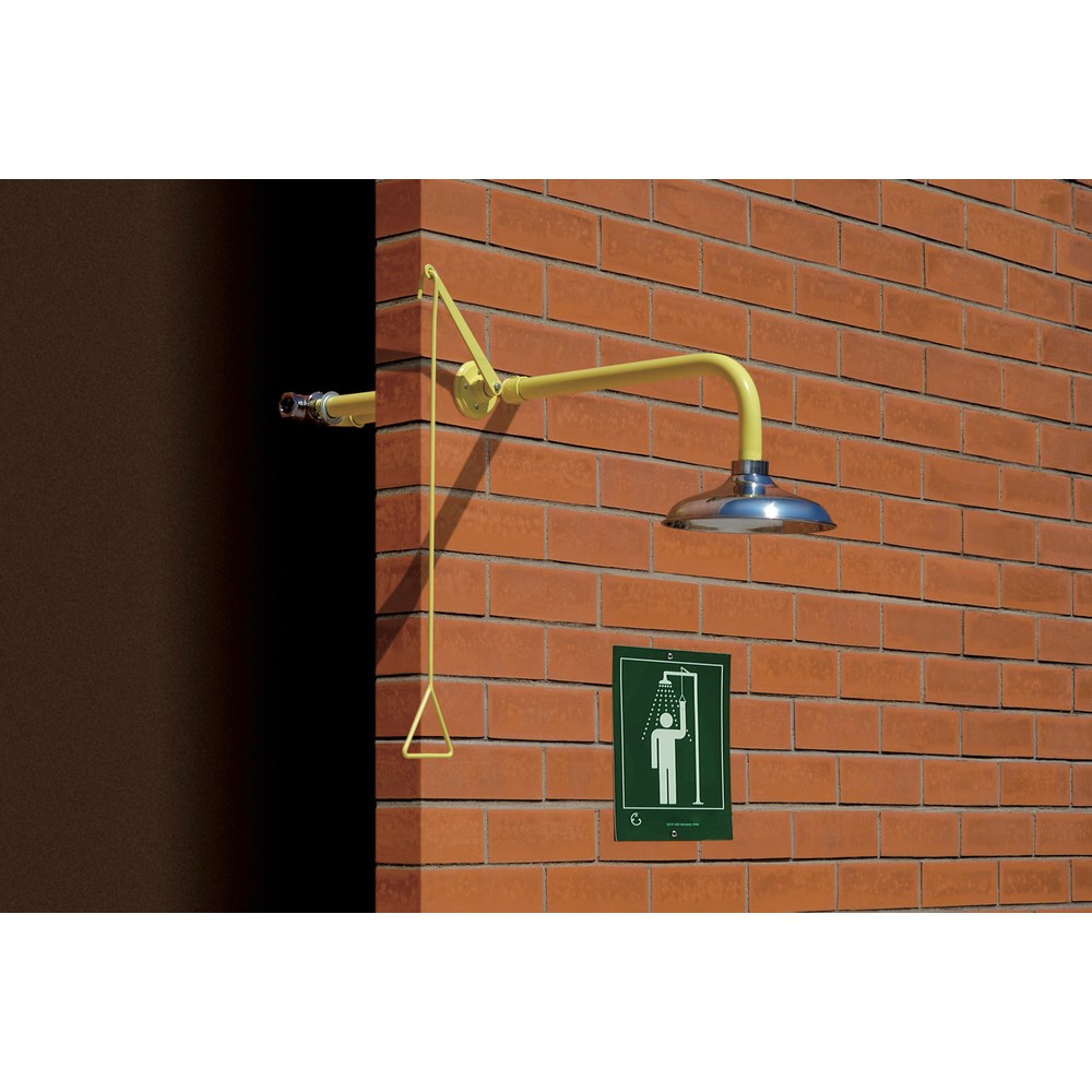 Product afbeelding: Lichaamsdouche Erbstößer®, DIN EN 15154-5, wandmontage, roestvrijstalen douchekop, vorstbestendig