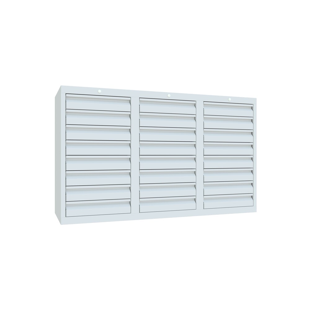 Productafbeelding nr. 3: Lichte ladekast PAVOY, glijgeleiding, laden 24x100, breedte 1.500 mm, lichtgrijs, lichtgrijs