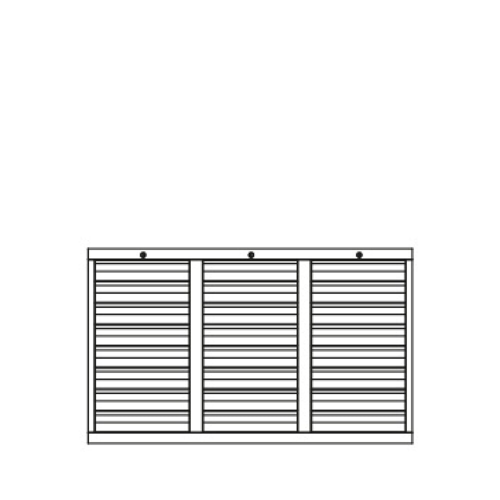 Productafbeelding nr. 5: Lichte ladekast PAVOY, glijgeleiding, laden 24x100, breedte 1.500 mm, lichtgrijs, lichtgrijs