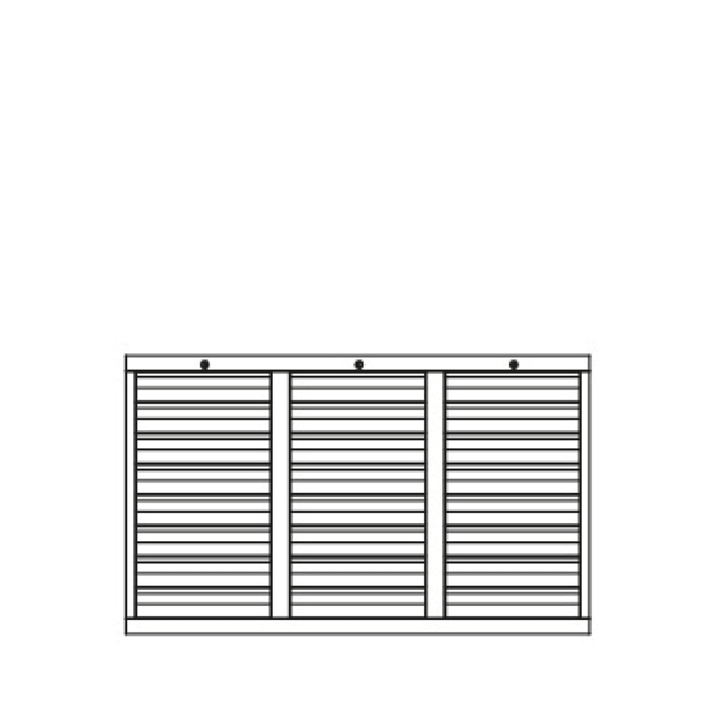 Productafbeelding nr. 4: Lichte ladekast PAVOY, glijgeleiding, laden 24x100, breedte 1.500 mm, robijnrood, lichtgrijs