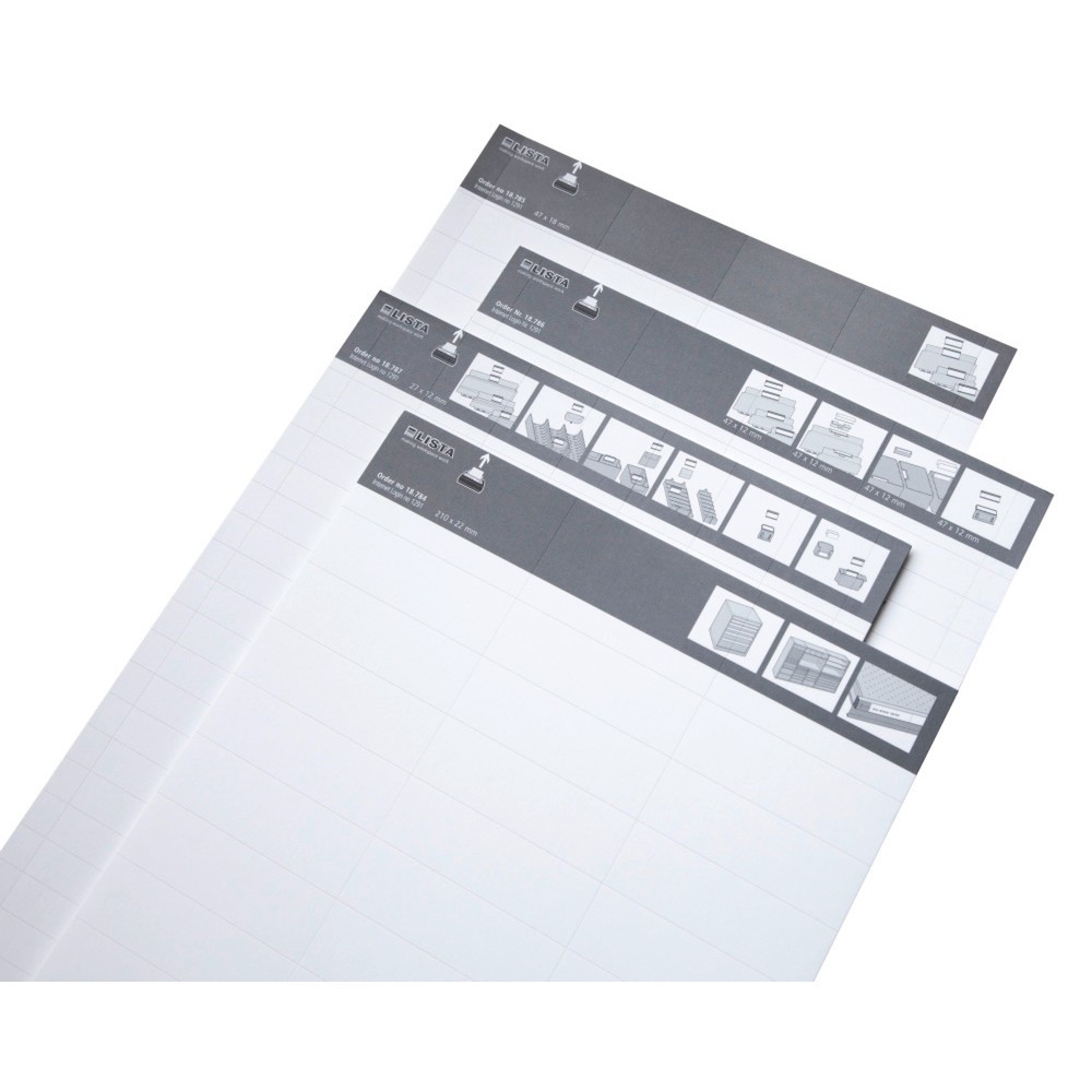 Product afbeelding: LISTA-Script etiketten voor opschriftlijsten