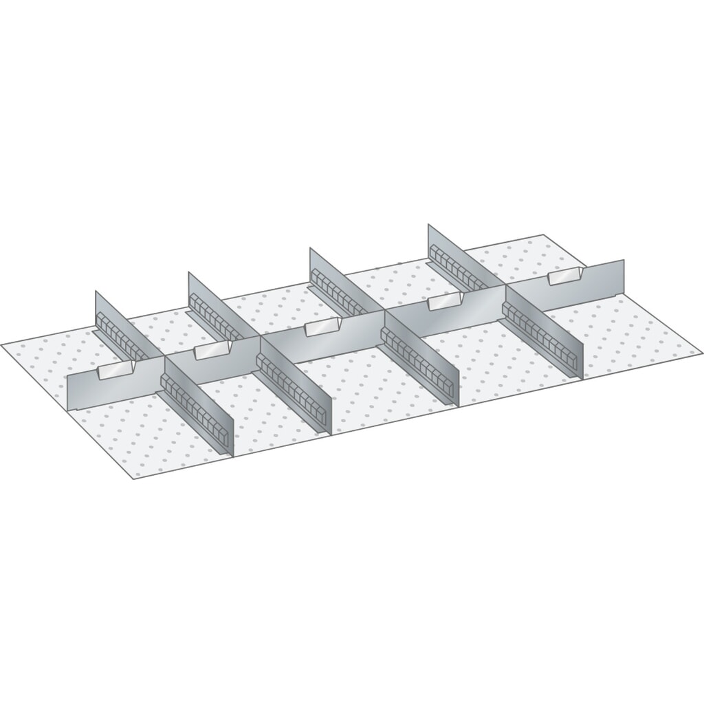 LISTA set sleufwanden en scheidingspanelen 54x27E, (bxd) 918x459 mm, 4 sleufwanden, 5 scheidingspanelen, voor fronthoogte 50 mm Product afbeelding: LISTA set sleufwanden en scheidingspanelen 54x27E, (bxd) 918x459 mm, 4 sleufwanden, 5 scheidingspanelen, voor fronthoogte 50 mm
