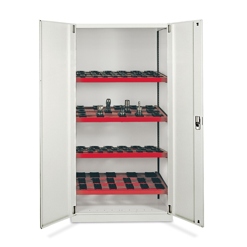 LOKOMA draaideurkast voor CNC- gereedschap, h x b x d 1.950 x 1.002 x 540 mm, robijnrood Product afbeelding: LOKOMA draaideurkast voor CNC- gereedschap, h x b x d 1.950 x 1.002 x 540 mm, robijnrood