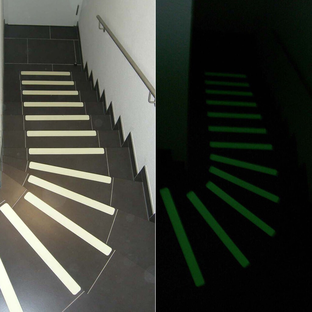 Product afbeelding: m2-antisliplaag™ fluorescerend, 10 stuks, lxb 50 x 1.000 mm