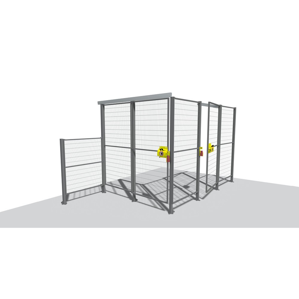 Product afbeelding: Machinebeschermrooster TROAX® Standard, hxb 2.050 x 200 mm
