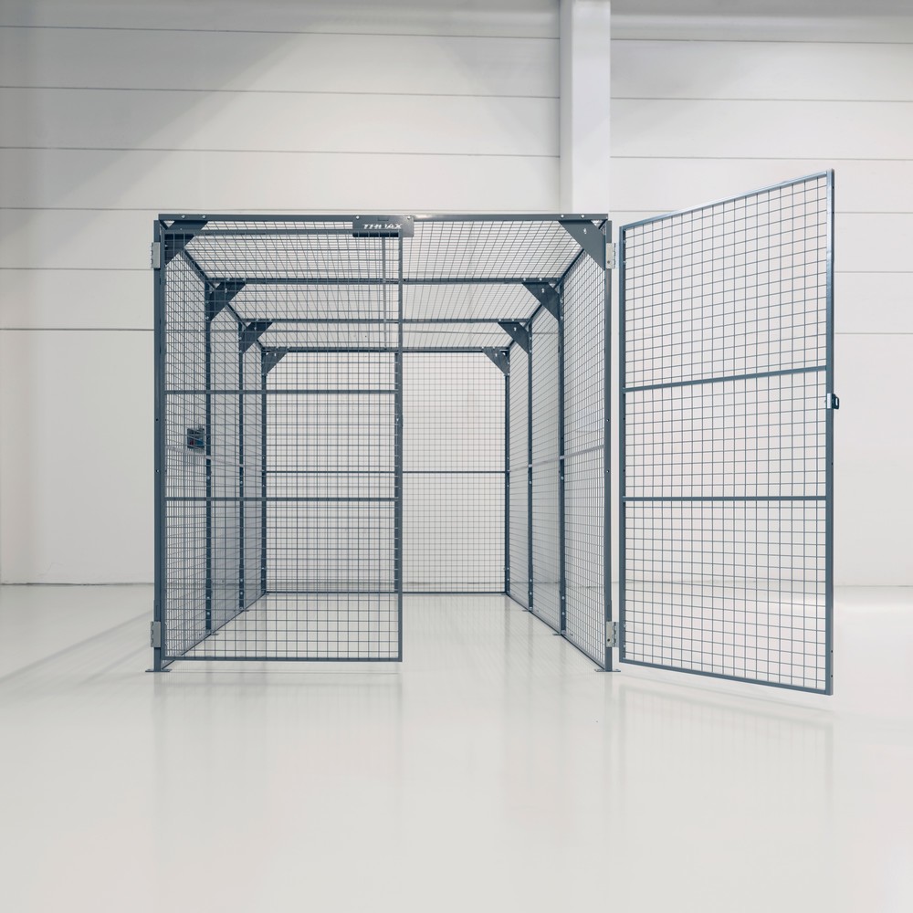 Product afbeelding: Magazijnbox TROAX®, gelakt, hxbxl 2.200 x 2.200 x 1.200 mm