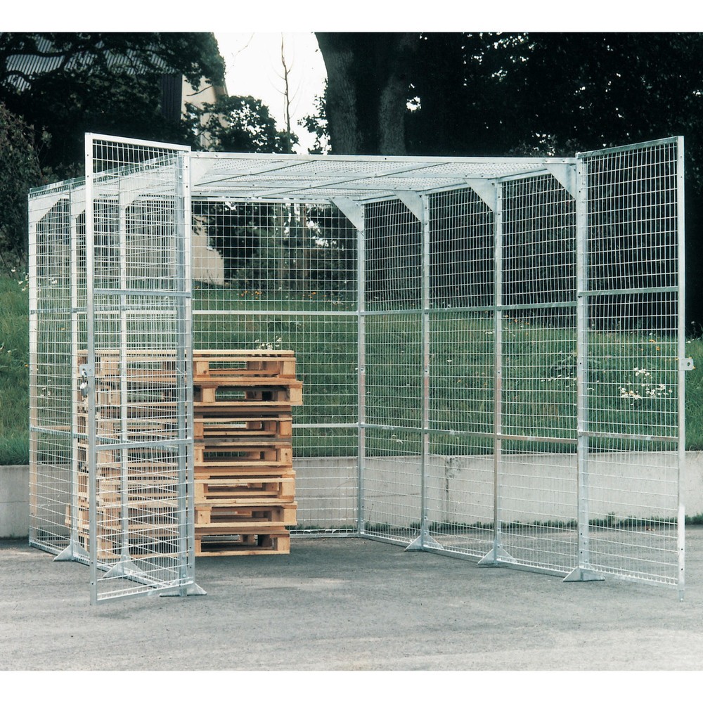 Product afbeelding: Magazijnbox TROAX®, verzinkt, hxbxl 2.200 x 2.200 x 1.200 mm