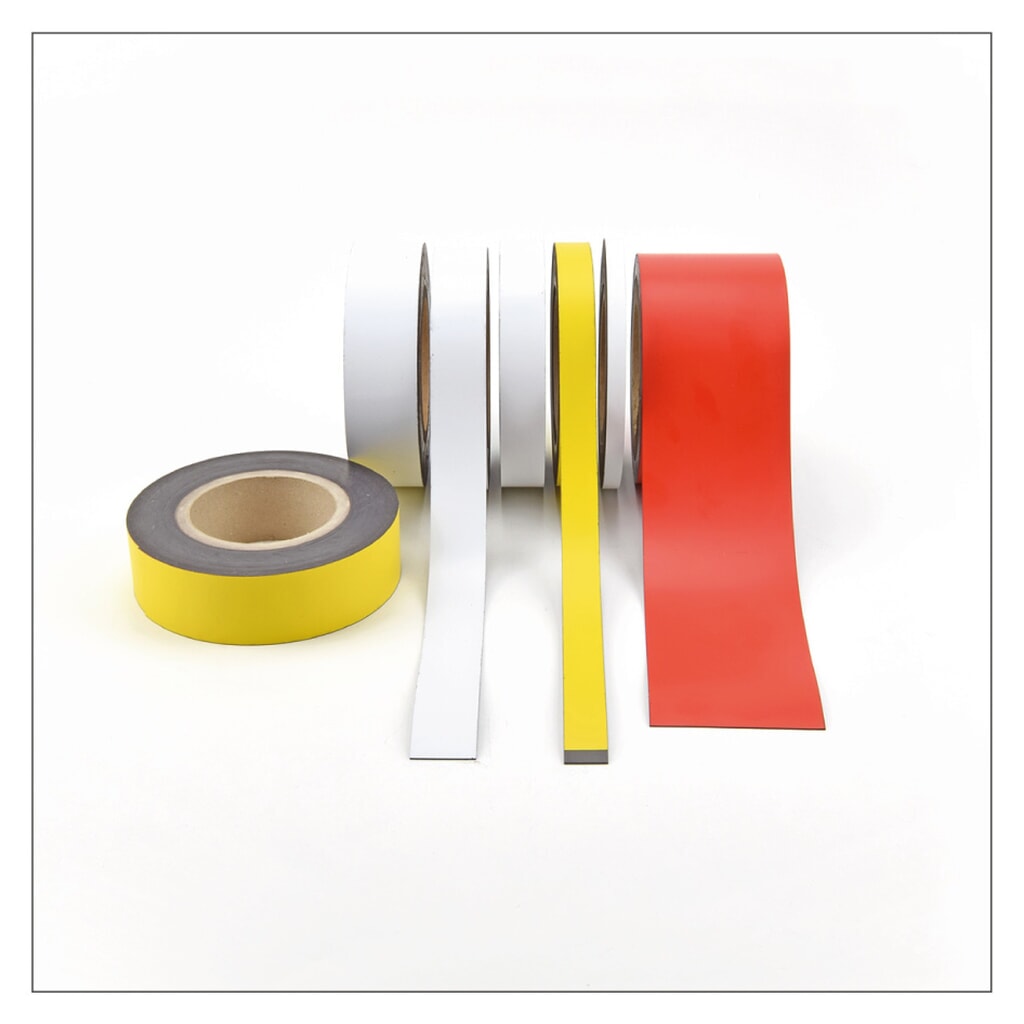 Magnetische te beschrijven labels, rol, hoogte 30 mm, rood Productafbeelding nr. 4: Magnetische te beschrijven labels, rol, hoogte 30 mm, rood