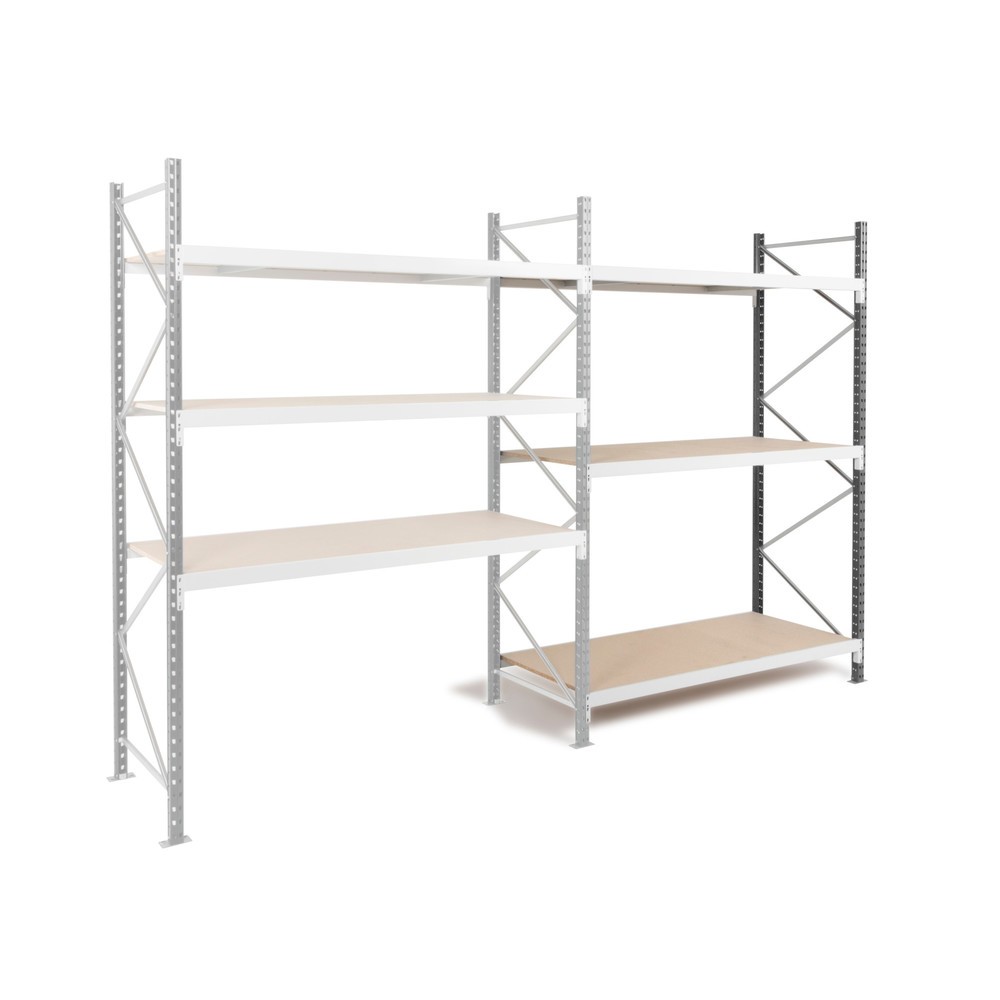 Product afbeelding: ManOrga Grootvakrek, met spaanplaten, AF, H x B x D 2.000 x 1.800 x 600 mm