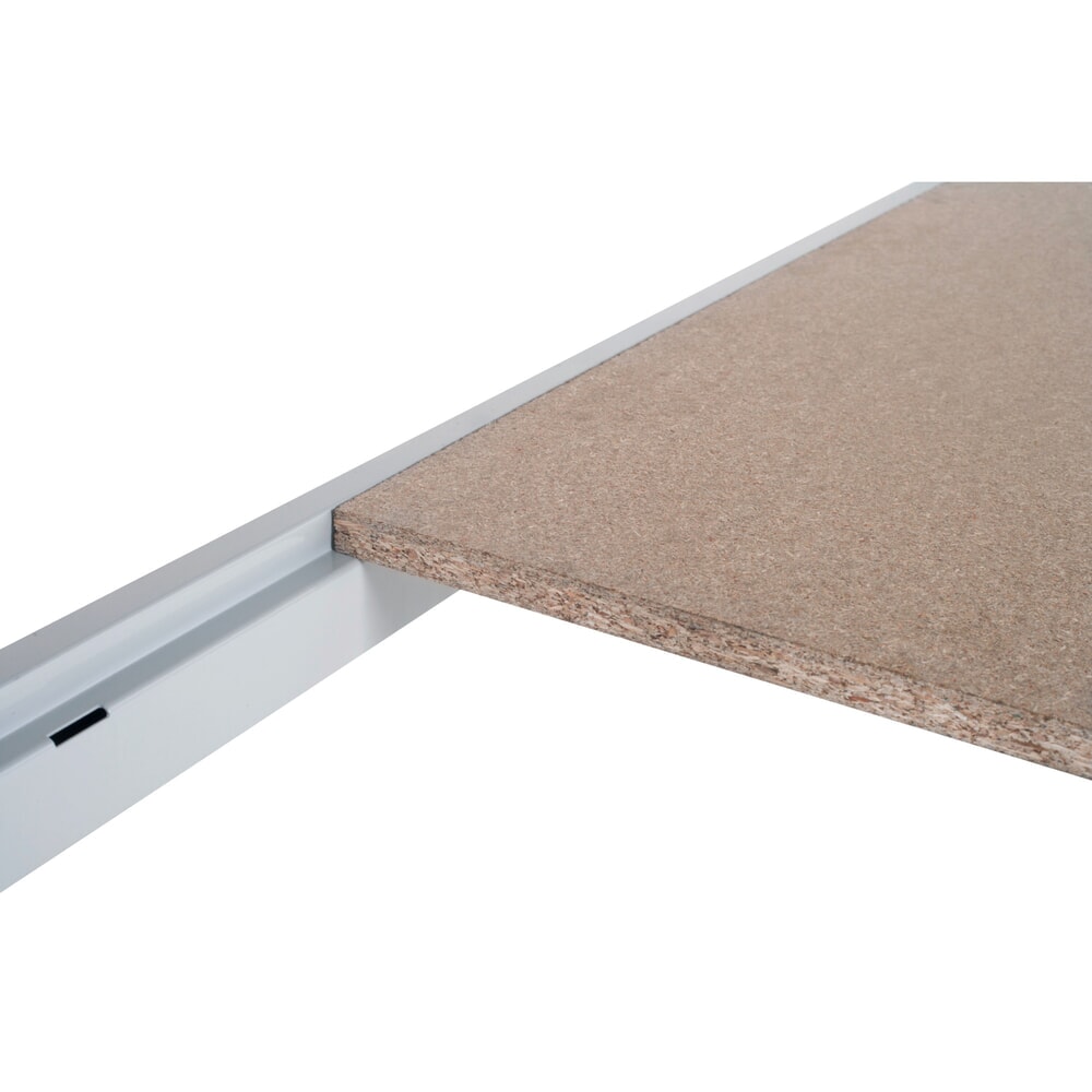 Product afbeelding: ManOrga Legbord voor grootvakrek, met spaanplaten, grafietgrijs/lichtgrijs, B x D 1.250 x 600 mm
