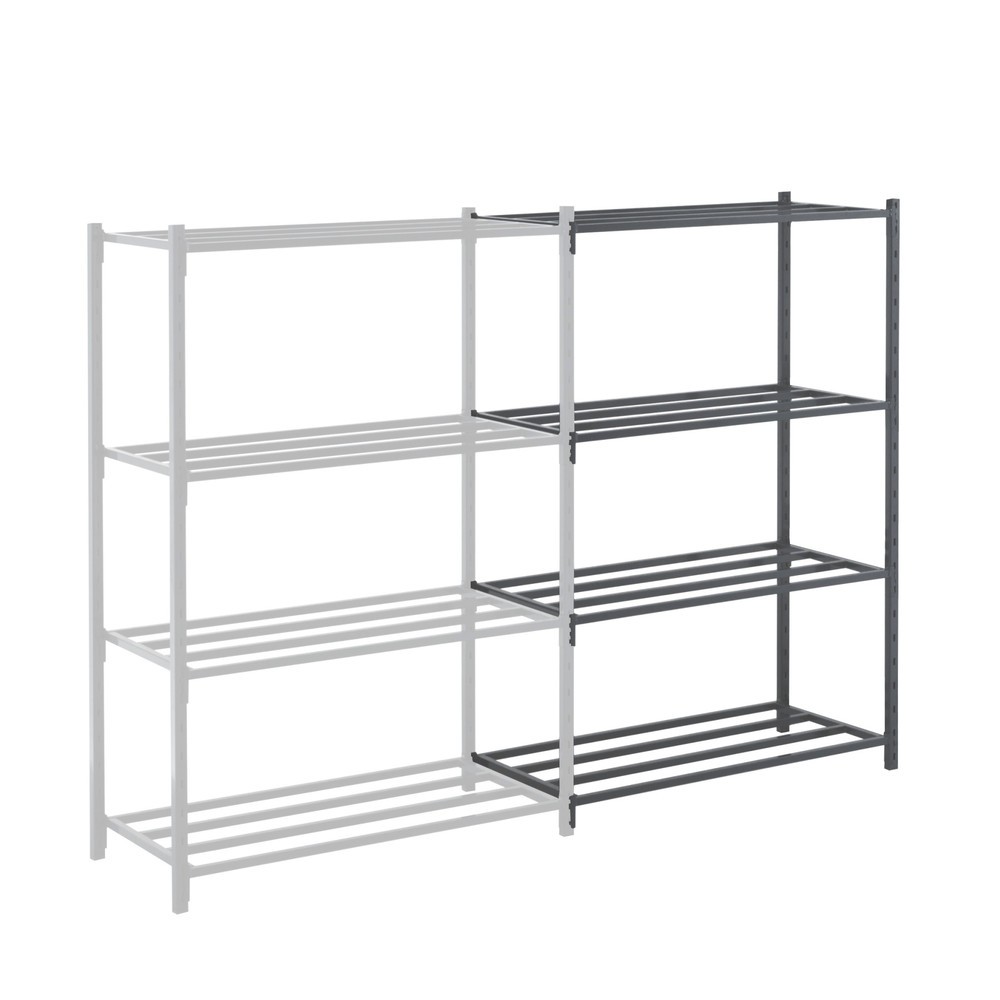 Product afbeelding: ManOrga Legbordrek, AF, met legborden van buizenstaal, vaklast 500 kg, H x B x D 2.000 x 1.010 x 500 mm