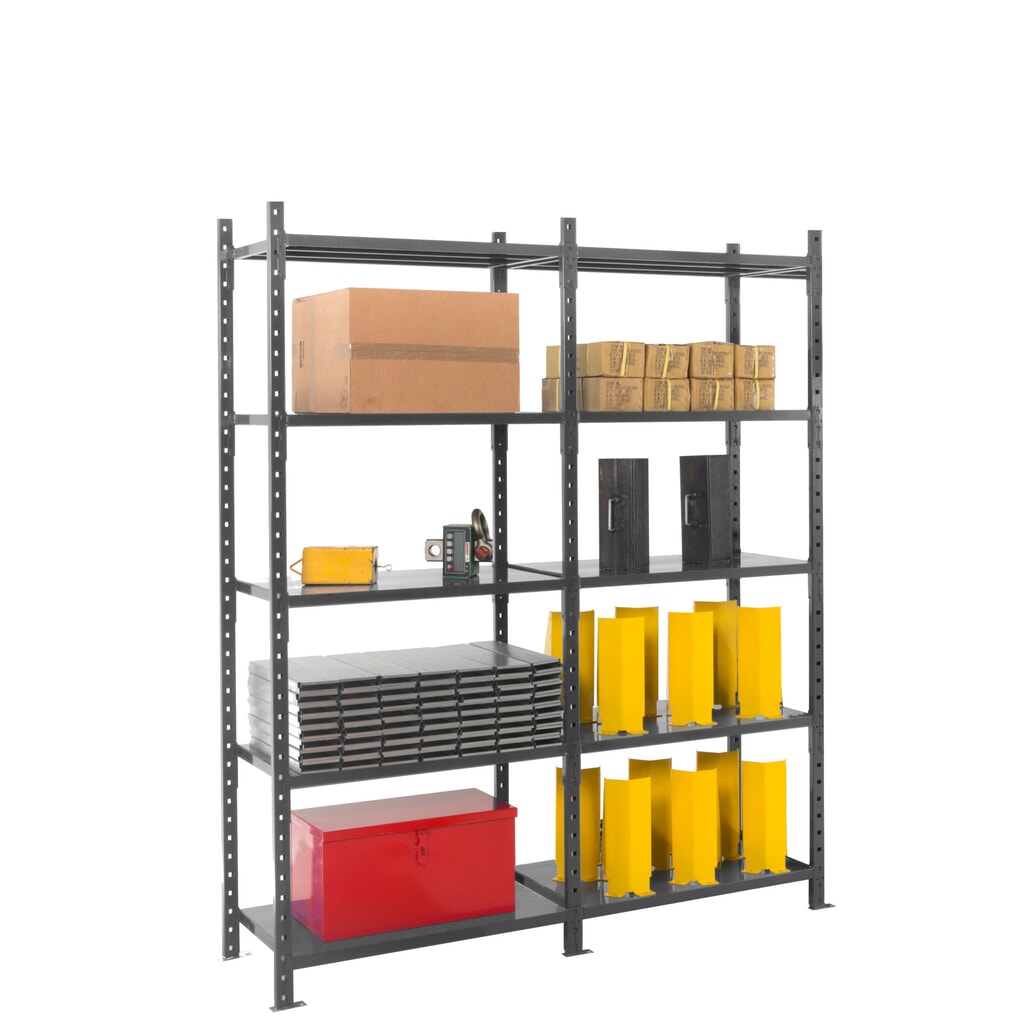Productafbeelding nr. 9: ManOrga Legbordrek, AF, met staalpanelen, vaklast 500 kg, H x B x D 2.500 x 1.010 x 500 mm