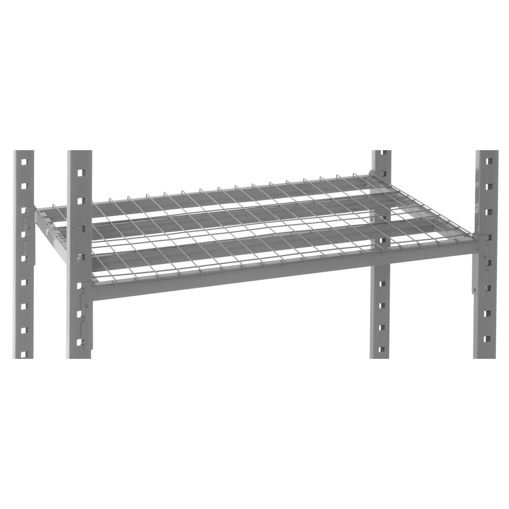 Productafbeelding nr. 3: Legbordrek ManOrga, grafietgrijs, met roosterbodem, vaklast 500 kg, hxbxd 2.500 x 1.050 x 510 mm