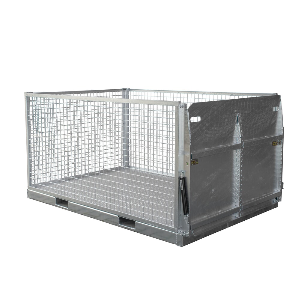 Materiaal transport pallet Bauer® MTP 2000, thermisch verzinkt Product afbeelding: Materiaal transport pallet Bauer® MTP 2000, thermisch verzinkt