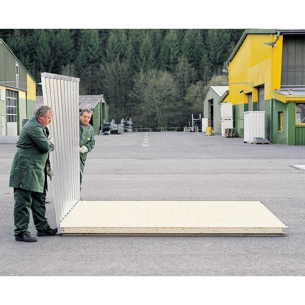 Productafbeelding nr. 5: FLADAFI® materiaalcontainer als enkele module, verzinkt, hxbxd 2.150 x 2.100 x 2.170 mm, gedemonteerd, zonder houten vloer