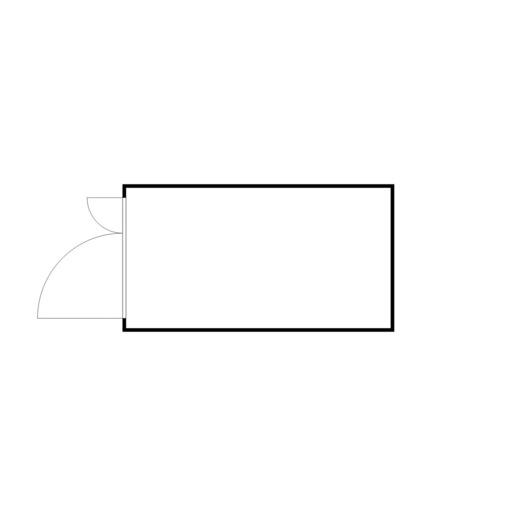 FLADAFI® materiaalcontainer, gegalvaniseerd, gedemonteerd, 8 m², zonder vloer, hxbxd 2.115 x 4.050 x 2.170 mm, dubbele draaideur (asymmetrische indeling), gecentreerd aan de voorzijde Productafbeelding nr. 2: FLADAFI® materiaalcontainer, gegalvaniseerd, gedemonteerd, 8 m², zonder vloer, hxbxd 2.115 x 4.050 x 2.170 mm, dubbele draaideur (asymmetrische indeling), gecentreerd aan de voorzijde