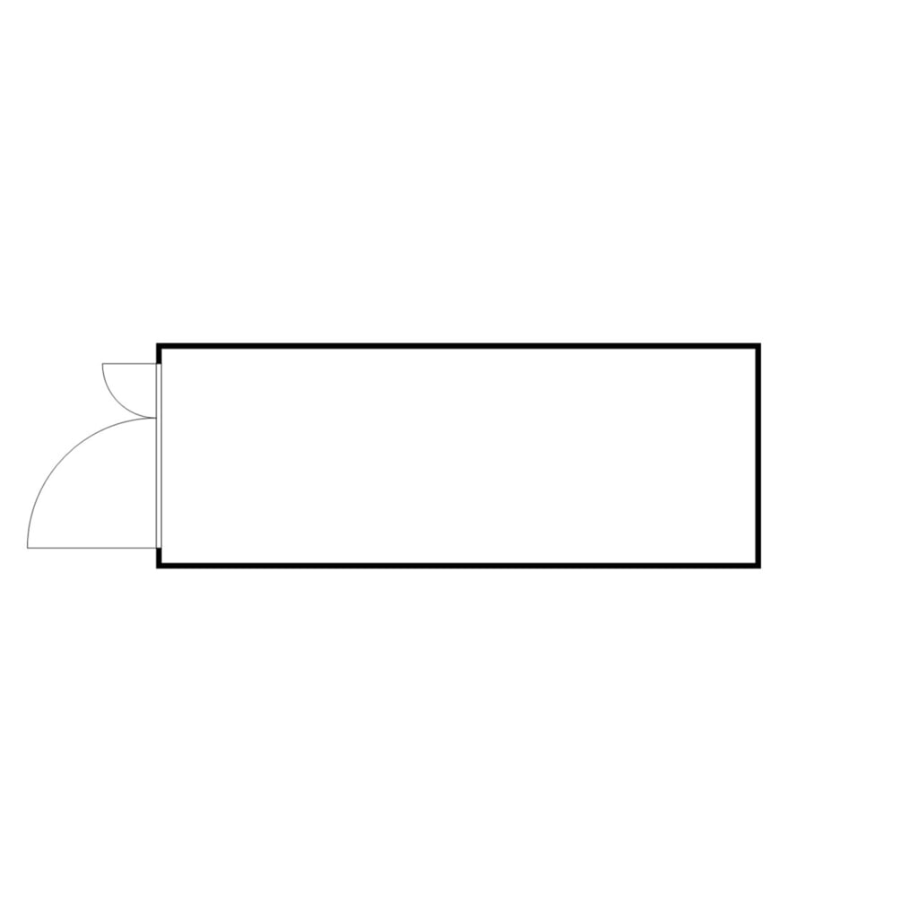 Productafbeelding nr. 2: FLADAFI® materiaalcontainer, gegalvaniseerd, gedemonteerd, 12 m², zonder vloer, hxbxd 2.115 x 6.080 x 2.170 mm, dubbele draaideur (asymmetrische indeling), gecentreerd aan de voorzijde