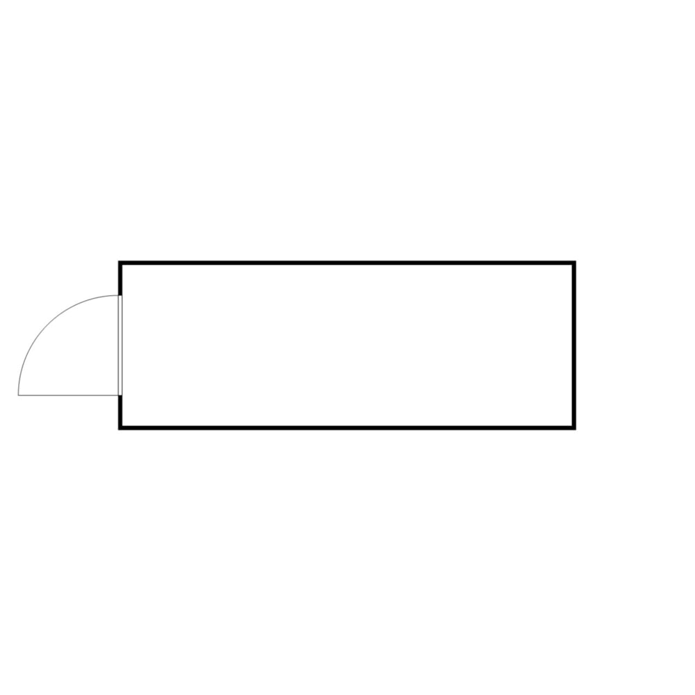 Productafbeelding nr. 2: Container voor gevaarlijke stoffen SAFE Tank 1900 WGK, geïsoleerd, gemonteerd, met kunststof coating RAL 9002, buitenafmetingen 6.080x2.170x2.560 mm, enkele draaideur, centraal in de voorzijde, opslagruimte 11 m²