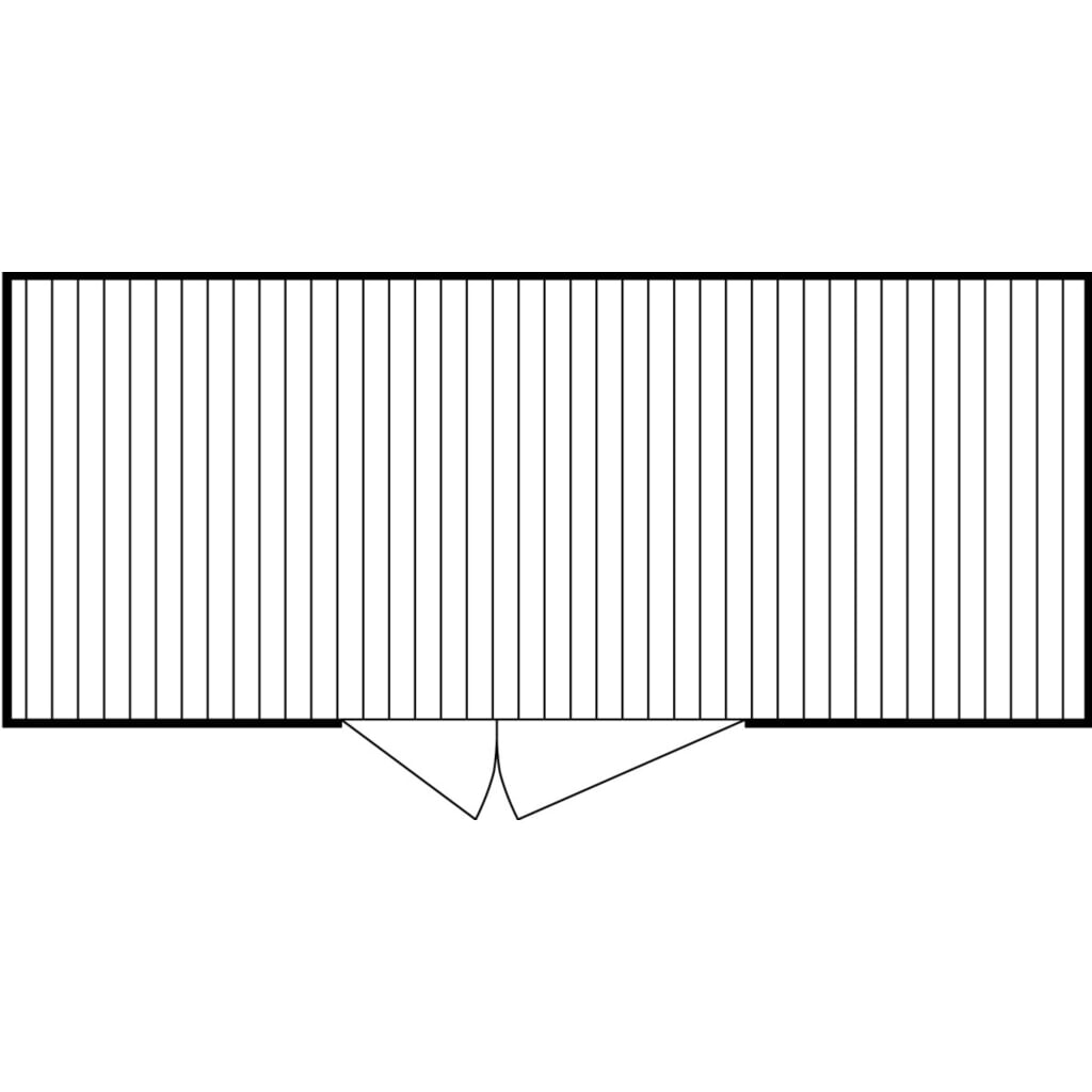 FLADAFI® materiaalcontainer, verzinkt, gemonteerd, XXL 14 m², hxbxd 2.595 x 6.020 x 2.540 mm, dubbele draaideur (asymmetrische verdeling), gecentreerd in de voorzijde Productafbeelding nr. 2: FLADAFI® materiaalcontainer, verzinkt, gemonteerd, XXL 14 m², hxbxd 2.595 x 6.020 x 2.540 mm, dubbele draaideur (asymmetrische verdeling), gecentreerd in de voorzijde