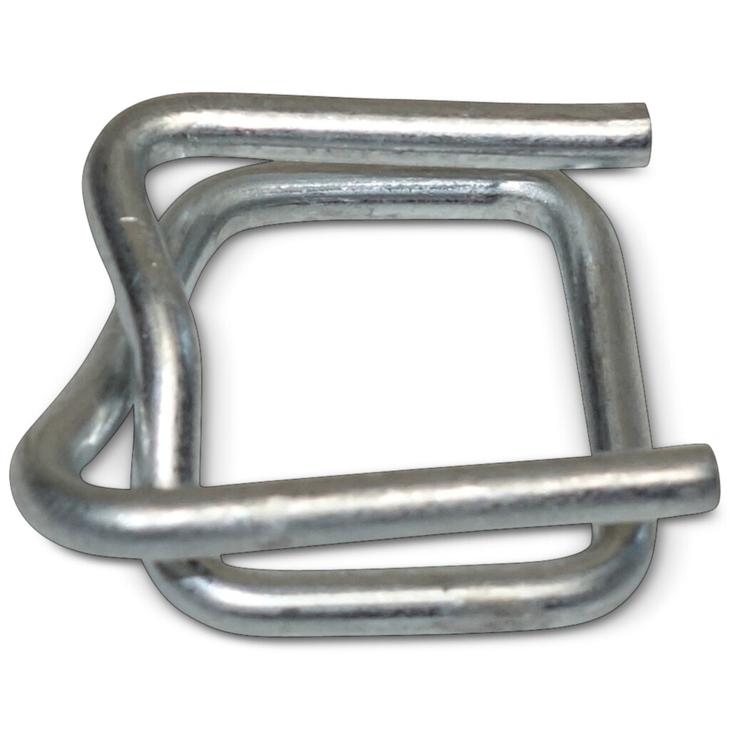 Metalen gespen voor PET-kraftband, bandbreedte 13 mm, 1.000 stuks per verpakkingseenheid Product afbeelding: Metalen gespen voor PET-kraftband, bandbreedte 13 mm, 1.000 stuks per verpakkingseenheid