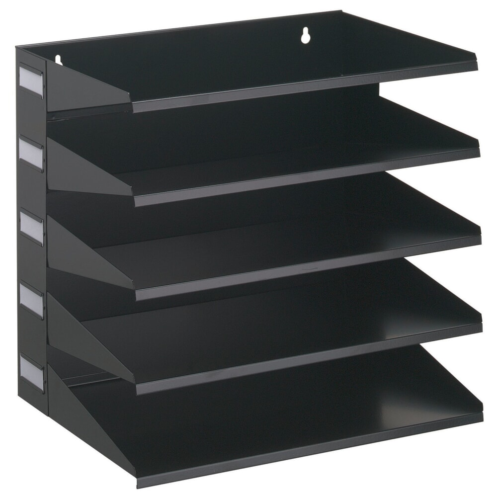 Productafbeelding nr. 1: Metalen sorteerstation DURABLE, 5-delig, zwart
