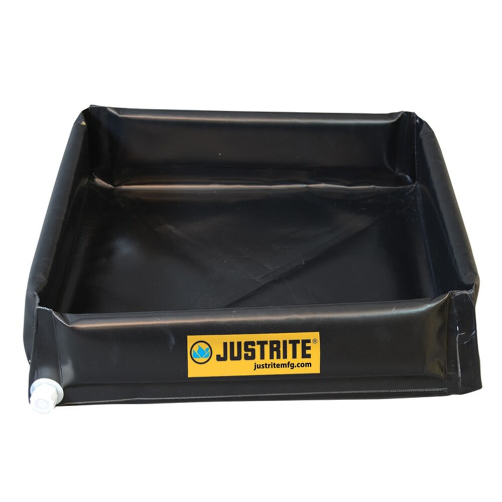 Product afbeelding: Justrite® mini-lekbak van polyvinylchloride, inhoud 114 l