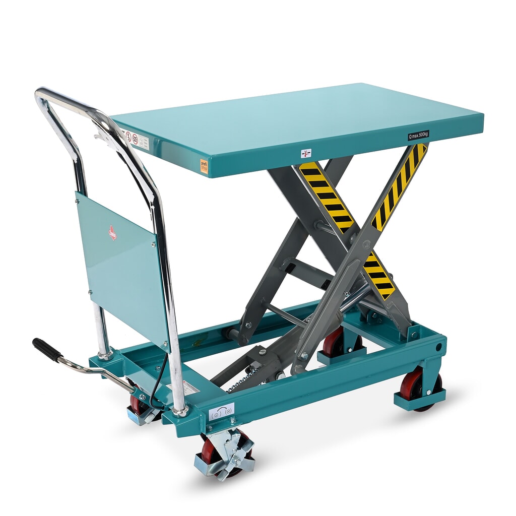 Product afbeelding: Mobiele heftafel Ameise, vaste beugel, cap. 500 kg
