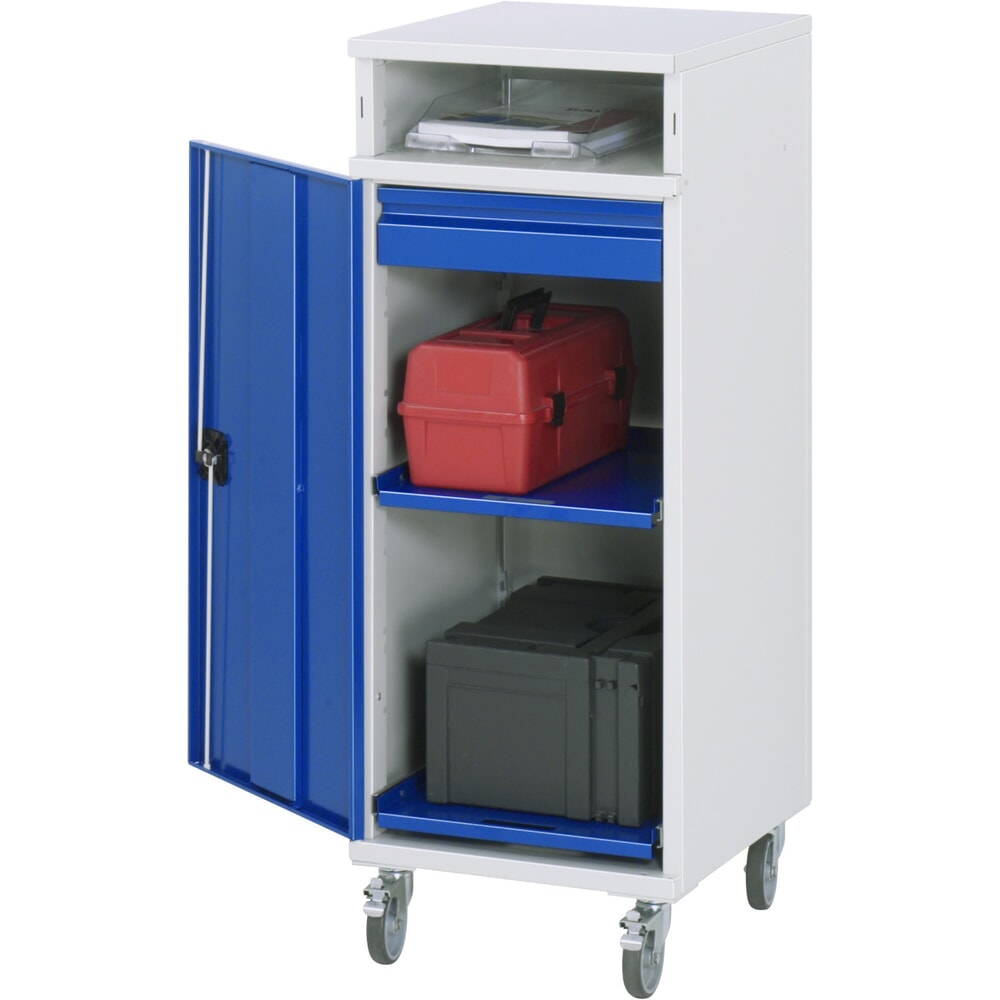 Product afbeelding: RAU mobiele rollende lessenaar, HxBxD 1.185 x 450 x 520 mm, lades 1 x 80 mm