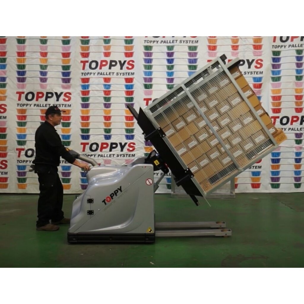 Mobiele palletkantelaar, opening 760 - 1.620 mm, draagvermogen 1.000 kg Productafbeelding nr. 5: Mobiele palletkantelaar, opening 760 - 1.620 mm, draagvermogen 1.000 kg
