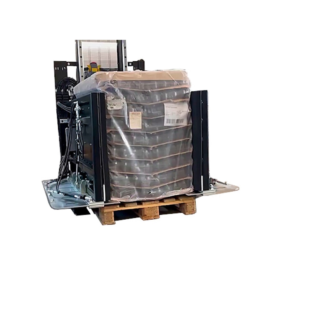 Productafbeelding nr. 1: Mobiele palletwisselaar zonder kiepen, draaien of keren, opening 522 - 1.213 mm, draagvermogen 1.000 kg
