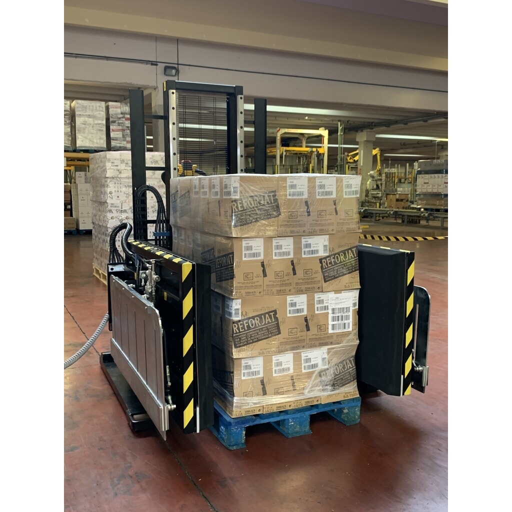 Productafbeelding nr. 6: Mobiele palletwisselaar zonder kiepen, draaien of keren, opening 522 - 1.213 mm, draagvermogen 1.000 kg