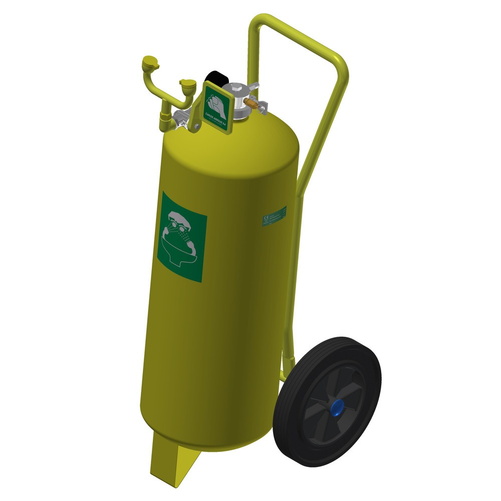 Productafbeelding nr. 3: Mobiele tank- en oogdouche Erbstößer®, nuttig volume 30 liter, star
