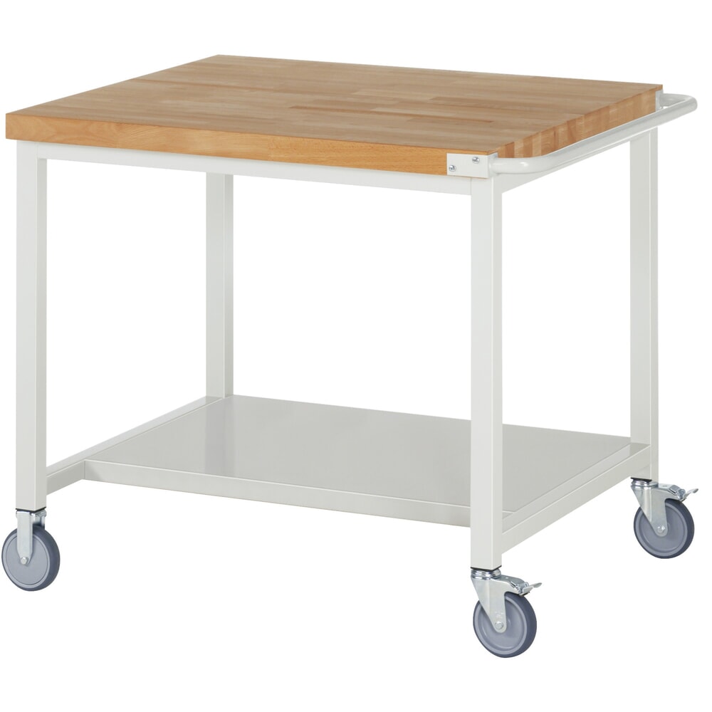 Product afbeelding: RAU verrijdbare werkbank serie 8000, h x b x d 880 x 1.000 x 900 mm, legbord onderaan