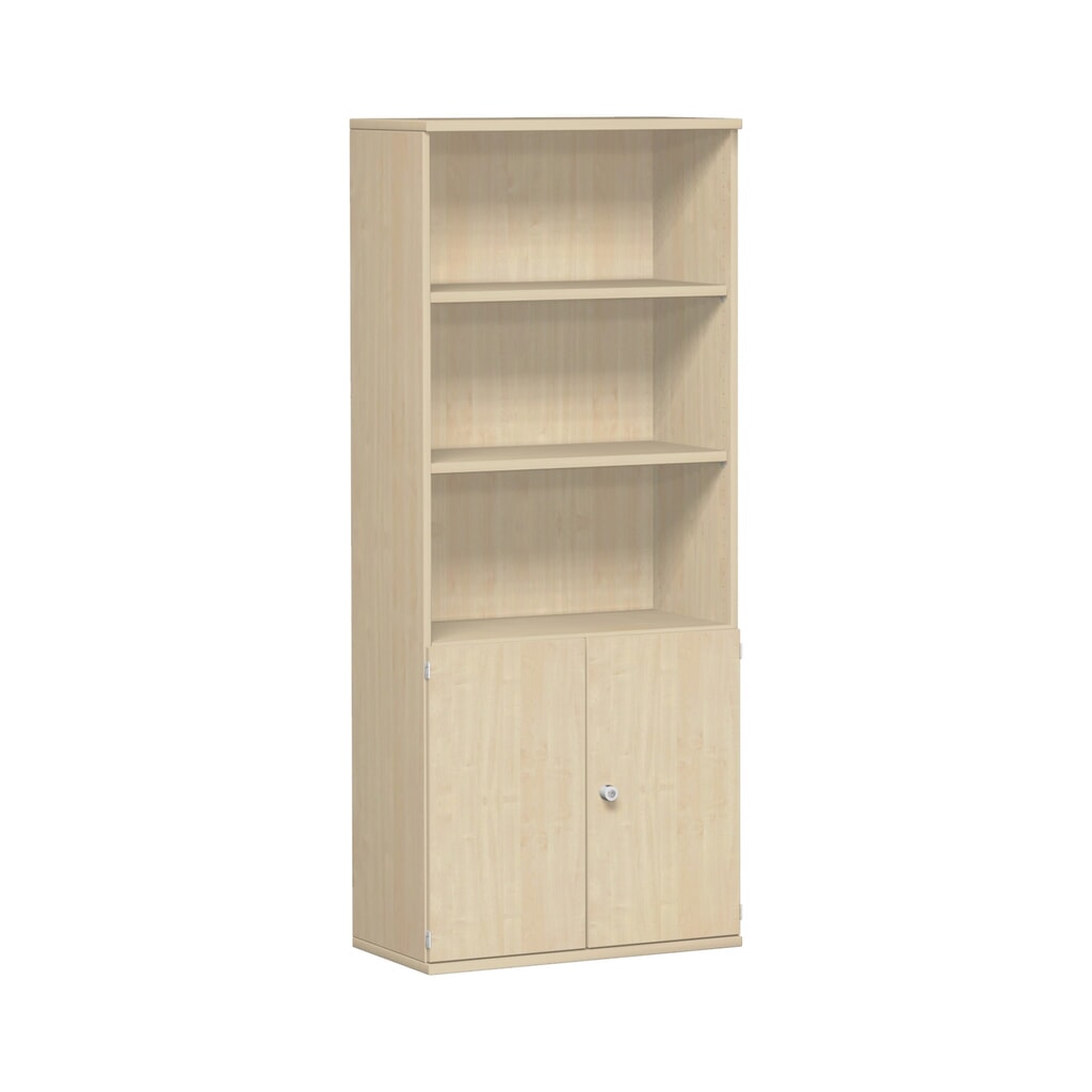 Product afbeelding: Modulekast Profi met houten deuren, 5 OH, esdoorn