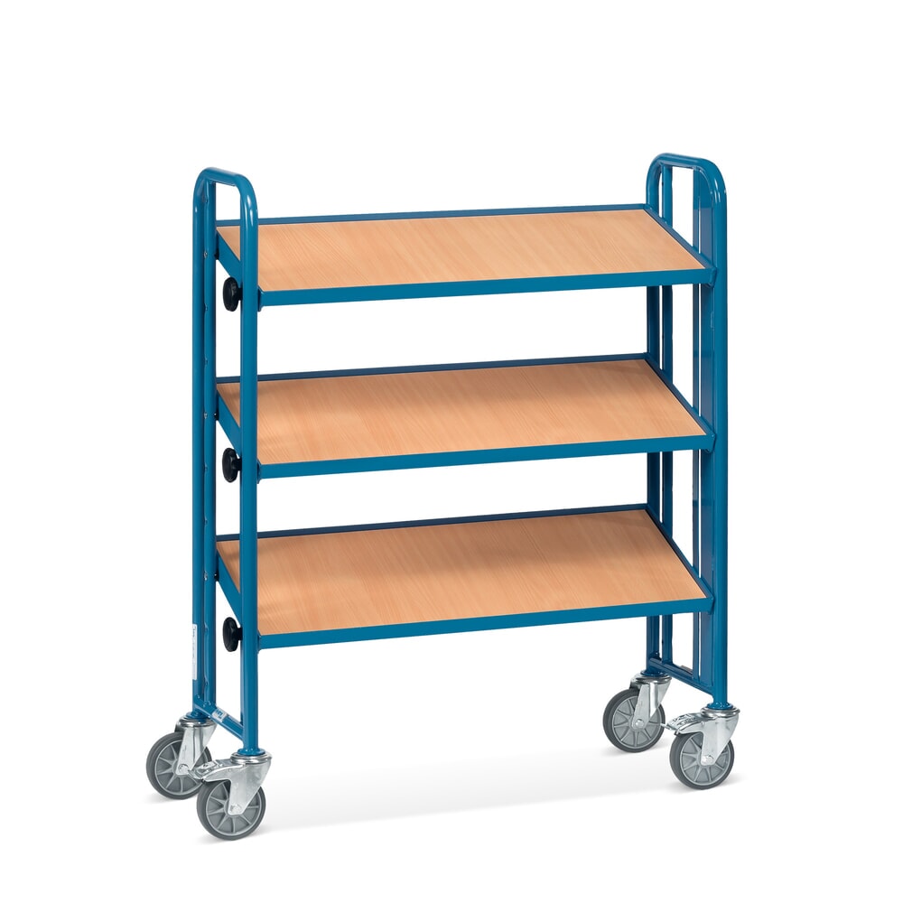 Product afbeelding: Montagewagen fetra® met bodemplaten, 3 etages, eenzijdig