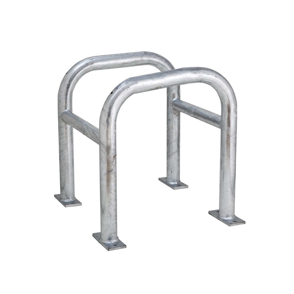Aanrijbescherming voor pilaren MORAVIA, buiten, thermisch verzinkt, hoogte 600 mm, voor pilaarafmetingen (bxd) 400 x 400 mm Product afbeelding: Aanrijbescherming voor pilaren MORAVIA, buiten, thermisch verzinkt, hoogte 600 mm, voor pilaarafmetingen (bxd) 400 x 400 mm