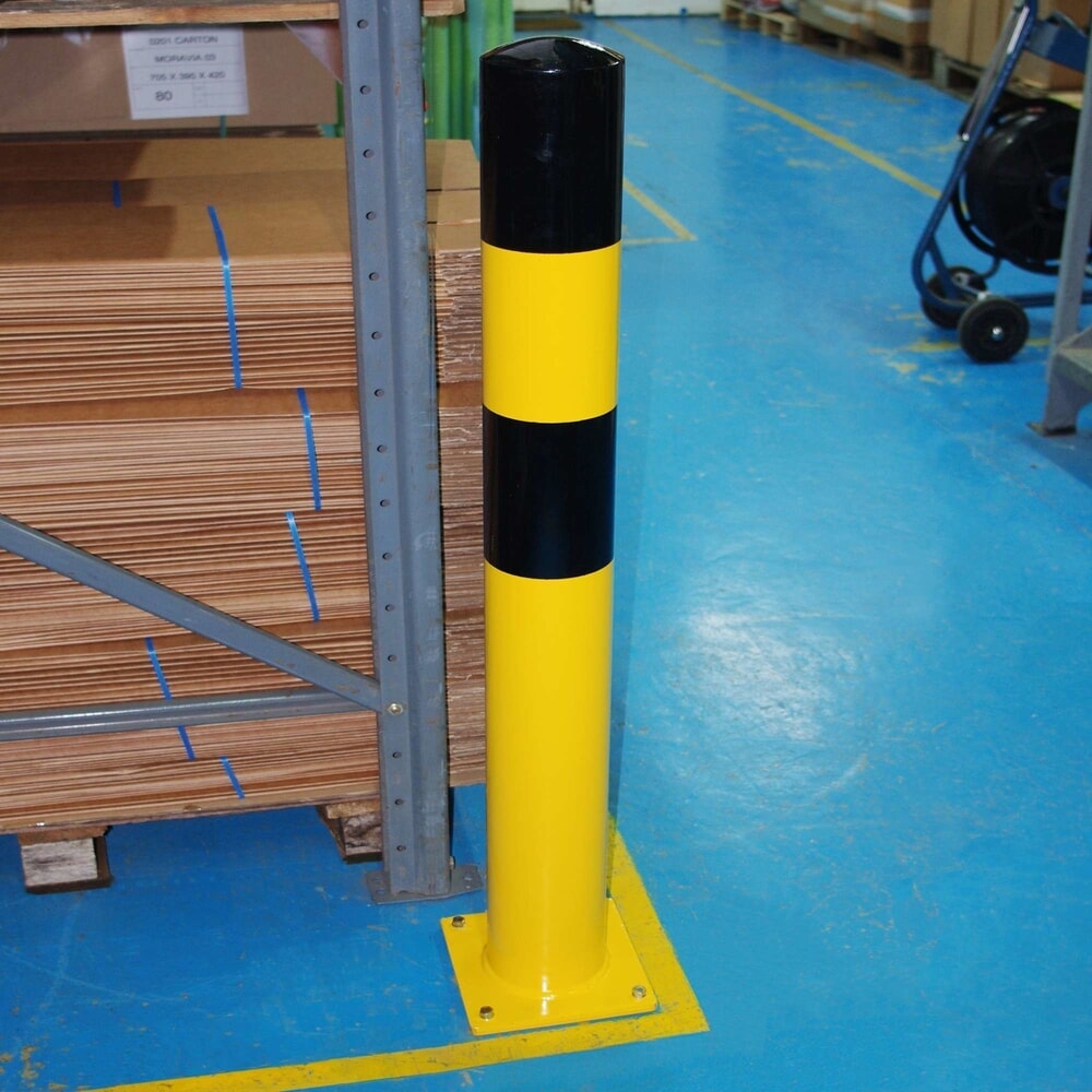 Product afbeelding: Beschermpaal MORAVIA, voor keilboutbevestiging, voor buiten, hoogte 1.200 mm, Ø 159 mm