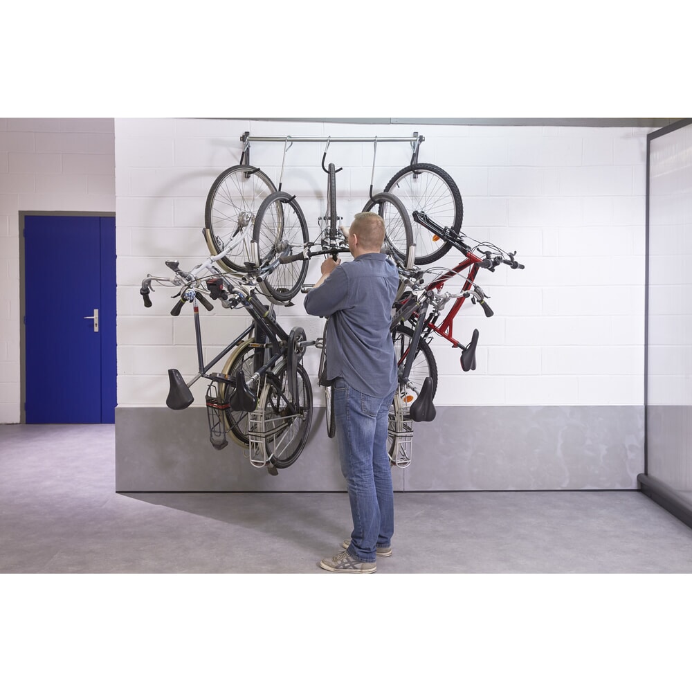 Productafbeelding nr. 6: MOTTEZ verschuifbare muurbeugel voor 5 fietsen