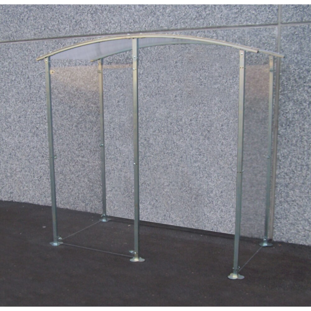 Product afbeelding: MOTTEZ verzinkte metalen overkapping 2 m², voor wandmontage