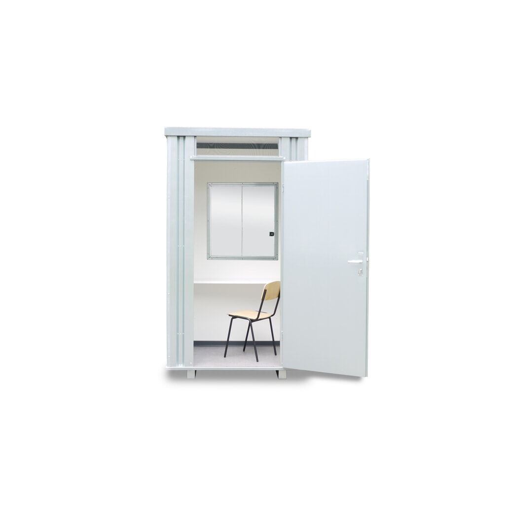 Multifunctionele box FLADAFI® MZB 2706, verzinkt, gemonteerd, met indeling, enkele draaideur, centraal in de brede zijde Product afbeelding: Multifunctionele box FLADAFI® MZB 2706, verzinkt, gemonteerd, met indeling, enkele draaideur, centraal in de brede zijde