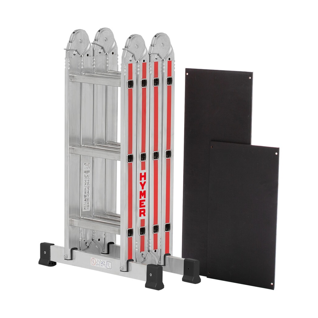 Productafbeelding nr. 10: Multifunctionele ladder HYMER, stahoogte 3,6 m, 4x4 sporten
