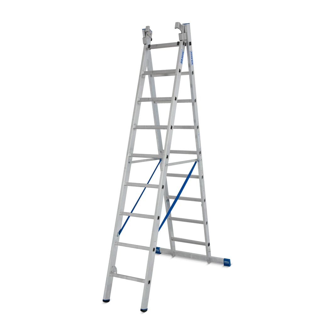 Multifunctionele ladder KRAUSE®, 3-delig, totale lengte 6,05 m Product afbeelding: Multifunctionele ladder KRAUSE®, 3-delig, totale lengte 6,05 m