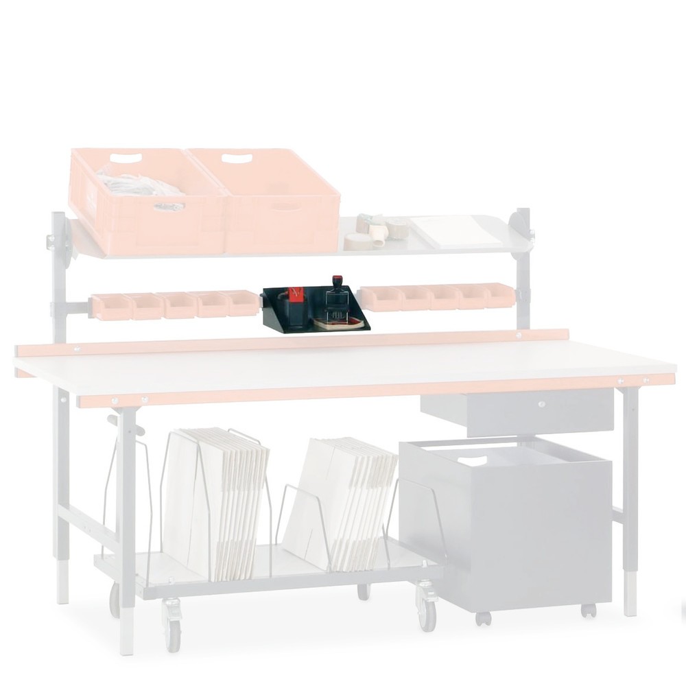 Product afbeelding: Multifunctioneel schap voor Rocholz paktafel, hxbxd 130 x 315 x 240 mm